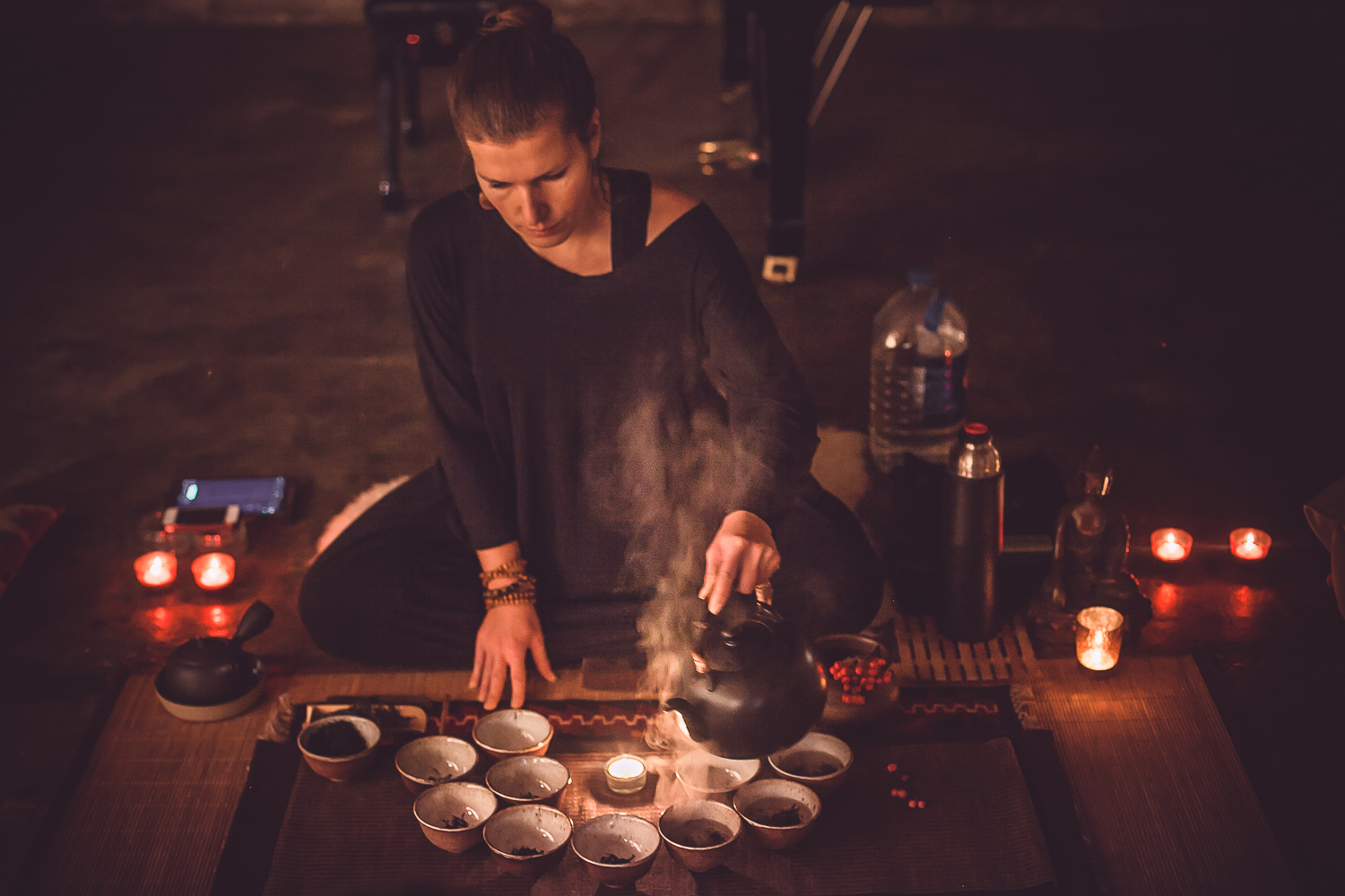 Tea Ceremony Yoga studio in the centre of Camberley